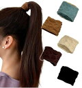 (Herbeluemily) ヘアゴム ジャージヘアゴム シームレスヘアゴム ヘアバンド ゴムバンド 太め 5本セット アソートA HM-0078-R01-A