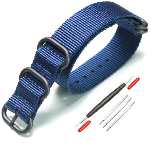 (XYTYJQ) for 時計バンド NATO 用タイプ 時計ベルト 時計バンド ナイロン 替えベルト 18mm 20mm 22mm 24mm 腕時計 バンド プレミアム ナイロン 替えベルト (交換工具 バネ棒付 22mm (ブルー ブラック (XYTYJQ) for 時計バンド NATO 用タイプ 時計ベルト 時計バンド ナイロン 替えベルト 18mm 20mm 22mm 24mm 腕時計 バンド プレミアム ナイロン 替えベルト (交換工具 バネ棒付 22mm (ブルー ブラック