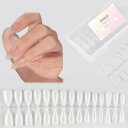 ネイルチップ つけ爪 超薄 自然なフィット感 クリア 両面サンディング ネイル用 DIY用 練習用 業務用 小さい爪用 女の子 子供 収納ケース付き