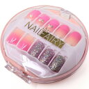 COLORBIRD ネイルチップ ショート 30枚 ネイル 付け爪 チップ 短め ピンク 可愛い NAILFAIRY (020F)