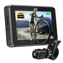 PARKVISION 自転車バックミラー 1080Pリアビューカメラとモニターセット 自転車用リアビューミラ HD超高精細画質 110°水平画角 バイクバックカ...