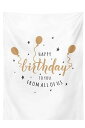 YFFSFDC バースデータペストリー 誕生日 飾り付け Happy Birthday おしゃれ 壁掛け フォトポスター 写真背景 100×70cm ナチュラルでおしゃれ お祝い 記念写真 ハーフバースデー 男の子 女の子 白