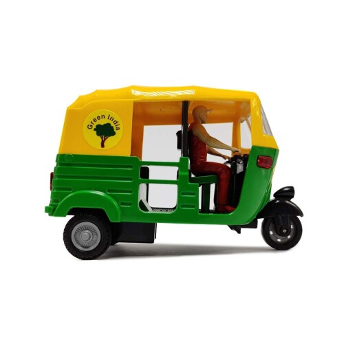 Petrichor インディアンハンドクラフト 有名な自動車リックショウ/TUK TUK/リックショー タクシーモデル ショーピース コレクターフィギュア ホームデコレーション ギフト(マルチカラー)