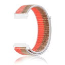 (XYTYJQ) for 時計バンドループ ナイロン バンド 18mm 20mm 22mm ユニバーサル 伸縮性 腕時計バンド (ストラップに似通る 工具が要らなく、気軽に差し替える 22mm 桜パウダーをダブルステッチ)
