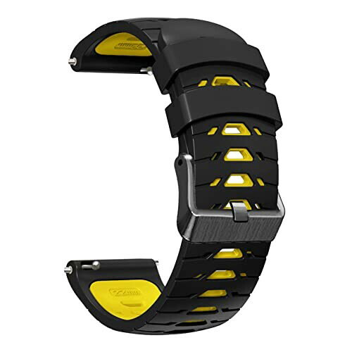 (XYTYJQ) for シリコン 時計 ベルト 20mm 22mm シリコン 時計バンド スマートウォッチ 替えベルト 个性梯形3列孔双色シリコン 時計バンド シリコンソフトラバー取り外し可能な防水ストラップ (XYTYJQ) for シリコン 時計 ベルト 20mm 22mm シリコン 時計バンド スマートウォッチ 替えベルト 个性梯形3列孔双色シリコン 時計バンド シリコンソフトラバー取り外し可能な防水ストラップ