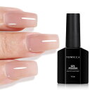 TOMICCA ジェルネイル シアーカラージェル 単色 透明感ある 15ml UV/LED対応 初心者&プロ適用 ポリッシュタイプ セルフネイル(グレーピンク)
