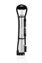 空気入れ 携帯ワンタッチポンプ 仏式/米式バルブ対応 コンパクト 140PSI クロスバイク 軽量 (シルバー)