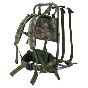 超荷重75kg 背負子 キャリー 軽量 背負う補助具 背負い子 背負投 釣りや登山に適する 背負い持ち しょいこ 折りたたみ可能 (カモフラージュ-1)
