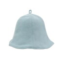 (SLOTHCITY) SAUNA HAT サウナハット レディース メンズ 帽子タオル生地 2枚重ね 洗濯可能 無地 (浅?色)