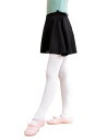 (Daydance) 女の子用ダンススカート、12-16歳用ブラックバレエラップスカート