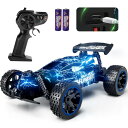 Tecnock ラジコンカー 子供向け USB-C直接充電式 ラジコン おもちゃ 車 オフロード 2.4Ghz RCカー 誕生日 プレゼント (ブルー)