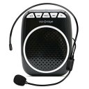 W WINBRIDGE 拡声器 ハンズフリー拡声器 小型 ポータブル拡声器 有線ヘッドマイク付き USBドライバ/TFカード対応 イベント 会議 店頭販売 観光ガイドなどに最適 拡声器WB001(3)
