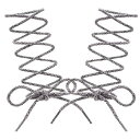 (Teeoff) Round Athletic Shoelaces Shoe Laces for Sneakers スニーカーアスレチック靴ひものための丸い靴ひも (95 CM, Gray)