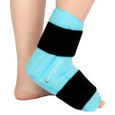 Comfytemp 完全包囲型アイシング足首 氷嚢と異なり アイスゲルパック 水漏れ防止 冷凍/電子レンジ加熱 冷温両用 足首固定サポーター アイシング用 氷嚢代わり スポーツ用 冷却ジェル 温熱