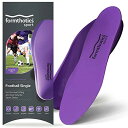 Formthotics サッカー 野球用 スポーツインソール 超軽量 Football Single S Purple