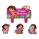 ドラのフラワーアドベンチャー 誕生日ケーキキャンドルセット Dora 039 s Flower Adventure Birthday Candles