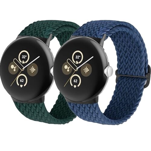 (SOLOLUP) pixel watch バンド コンパチブル google pixel watch 2/pixel watch バンド、コンパチブル pixel watch ベルト、レディース メンズ ナイロン 柔らかい 交換ベルト 防水 着脱簡単 調整可能、コン