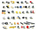 テクニックパーツ レゴ対応 - ギア、カム、ホイール、車ビルディングブロック MOC セット 162PCS