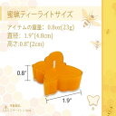 蜜蝋のティーライトキャンドル 手作り24個 Beeswax Tealight Candles 透明カップ 6-7時間燃焼時間 家の装飾 安息日 結婚式 緊急用 キャンドルセット (蝶々) 2