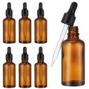 FRCOLOR スポイトボトル 50ml アロマオイル保存容器 遮光瓶 精油瓶 精油小分け 詰め替え エッセンシャルオイル 化粧品 保存容器 ガラススポイトボト...