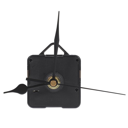 iplusmile 時計ムーブメント 時計シャフト 時計補修パーツ DIY部品 DIYクロック 時計なしのムーブメント1つと電池なしの3つの針（黒）