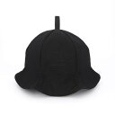 (ALAGAMO) RD サウナハット All Black Edition 日本製 丈夫な布生地 メンズ レディース フリーサイズ (ALL BLACK)