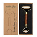 HealthAndYoga BronzRoll Kansa Face Roller Fine Wood Grip - Premium Luster Restoring and Skin Stimulation and Detox Tool - Gentle Soft Tissue Massage Ayurvedic Toning(4)