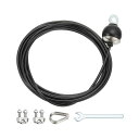PATIKIL プーリーケーブル アジャスタブルフィットネスケーブルプーリーシステム交換用 厚さ4mm 重いジムケーブルプーリーアタッチメント ホームケーブル用...