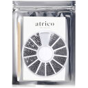 atrico(アトリコ)ブリオン メタルブラック 6サイズ(ケース・ウッドスティック付)粒 球体 ネイルパーツ