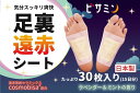 足裏遠赤シート 天然樹液 ビサミン 15組30枚入り 日本製 コスモビサ配合 遠赤外線放射素材 貼って寝るだけ 足裏用 足用 ドットジャパン ラベンダー & ミントの香り(4)