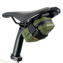 ROCKBROS 自転車 サドルバッグ ロードバイク バッグ ミニサイズ 自転車バッグ 小型 コンパクト 超軽量 小物入れ 安定感 収納便利 反射材付き 取り付...