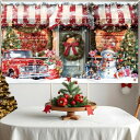Paready クリスマス タペストリー 飾り 壁掛け バナー 壁 窓 玄関 多機能 装飾 Merry Christmas 背景 デコレーション インテリア 布ポスター お店 サンタ ツリー 185*110cm