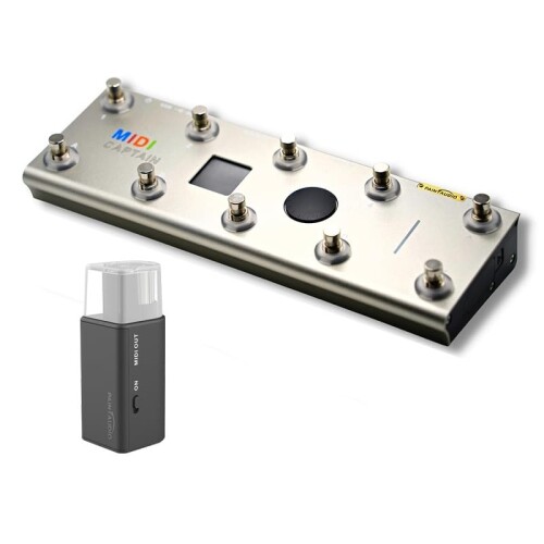 Paint Audio MIDI Captain MIDI キャプテン フット コントローラー マルチエフェクト キーボードシンセサイザ USB MIDI音楽ソフトウェア (MIDI MATE付き)(ゴールド)