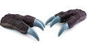 (Ulalaza) 1 ペア恐竜爪恐竜コスプレ足手袋コスチュームアクセサリーヴェロキラプトルごっこ遊びパーティー用品