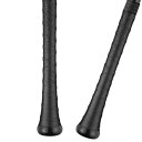 スパカズ スーパースティッキークッシュ バットグリップテープ 野球 軟球 ソフトボール プレカット ブラック 111-100 0.5mm