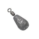 (GNAcs)ティアドロップ ナス シンカー 錘 釣り フィッシング 仕掛け サビキ 直リグ (3.5g/50個入り)