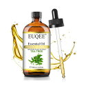 EUQEE アロマオイル エッセンシャルオイル ティーツリー 天然100% 精油 118ML アロマディフューザー用