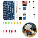 シンプルな LED 点滅ライト DIY 電子 水が流れるライトモジュールキット DIY キット PCB はんだ付けキット練習学習エレクトロニクス電子点滅ライトキット モジュール練習学習キット
