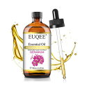 EUQEE アロマオイル エッセンシャルオイル ゼラニウム 天然100% 精油 118ML アロマディフューザー用