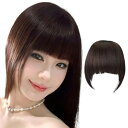 GFun 前髪ウィッグ ぱっつん 超厚め 2倍毛量 小顔 自然 総手植 部分ウィッグ ポイントウィッグ 仮装 日常 サイトあり ダークブラウン
