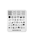 KADS ネイルスタンププレート ナチュラルスタイル 太陽 月 ネイルイメージプレート ネイルステンシル (NA030)