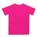 (ESTAMICO) キッズ 半袖 Tシャツ ラッシュガード UVカットUPF+50 男の子 水着(NEWローズ・110cm/4T)