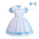 (Dressy Daisy) ファンシー ワンダーランド パーティー コスチューム ドレス 幼児 子供 女の子 衣装 エプロンピナフォア&カチューシャ付き サイズ 3~4歳