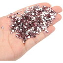ラインストーン ネイルパーツ 1440粒 ガラス製 フラットバック ラウンド 大容量 デコ NYANDELMO ライトパープル 約2.4mm SS8相当 ND-0189-R03-LP-2.4