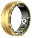 2024 スマートリング スマート指輪 睡眠検測指輪 フィットネストラッカー 7/24体調管理 活動量計 歩数計 消費カロリー 距離計測 IP68防水 ジェスチ...