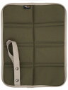 (ブリスレザー) カーキ×ベージュ サウナマット 折り畳み CORDURA コーデュラ レジャーマット アウトドアマット サウナグッズ 岩盤浴マット 手洗い可能...