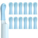 nalaina 耳スプーン 耳かき シリコン (12個入り) 耳用スプーンチップ イヤースコープ 付属品 耳スコープの先端 耳掻き 掃除 交換用 再利用可能 お手入れ簡単 12x3.5mm ブルー