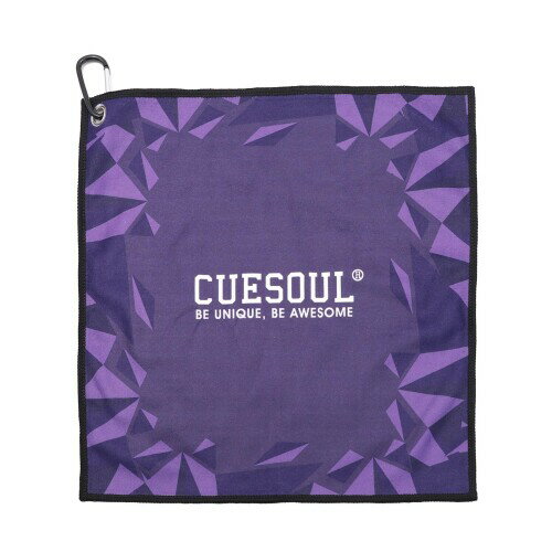 CUESOUL 正方形タオル マイクロファイバータオル 速乾性 パープル ブラック(CSDA-WW054-6) CUESOUL 正方形タオル マイクロファイバータオル 速乾性 パープル ブラック(CSDA-WW054-6)