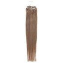 (ALISY) 人毛 ring loop hair チップエクステ レミーエクステ カラー ウィッグ エクステンション 50本 (16inch, 8#)