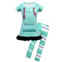 (Dressy Daisy) 幼児 女の子 ヴァネロペ ドレス レギンス 付き 子供服 プリンセス コスプレ 仮装 サイズ 5~6歳
